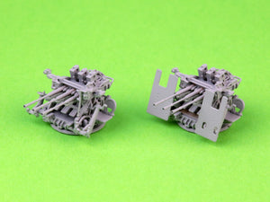 Master SM-200-014 IJN Type 96 25mm - POTRÓJNA podstawa - późna z celownikiem mechanicznym &amp;quot;Le Prieur&amp;quot; (4 szt.) 1/200 – imagen 12