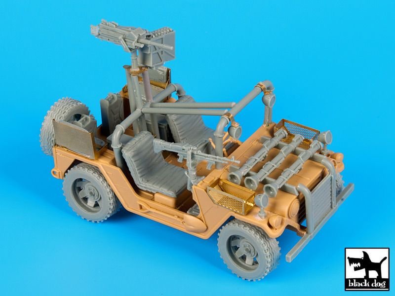 Black Dog T35121 M-151 FAV conversion set 1/35 – immagine 3