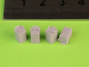 Master GM-35-072 D68375 Ammunition Boxes (50 rounds) for Browning M2 .50 rifle - used in early WWII (6 pcs.) - CLOSED 1/35 – image 3