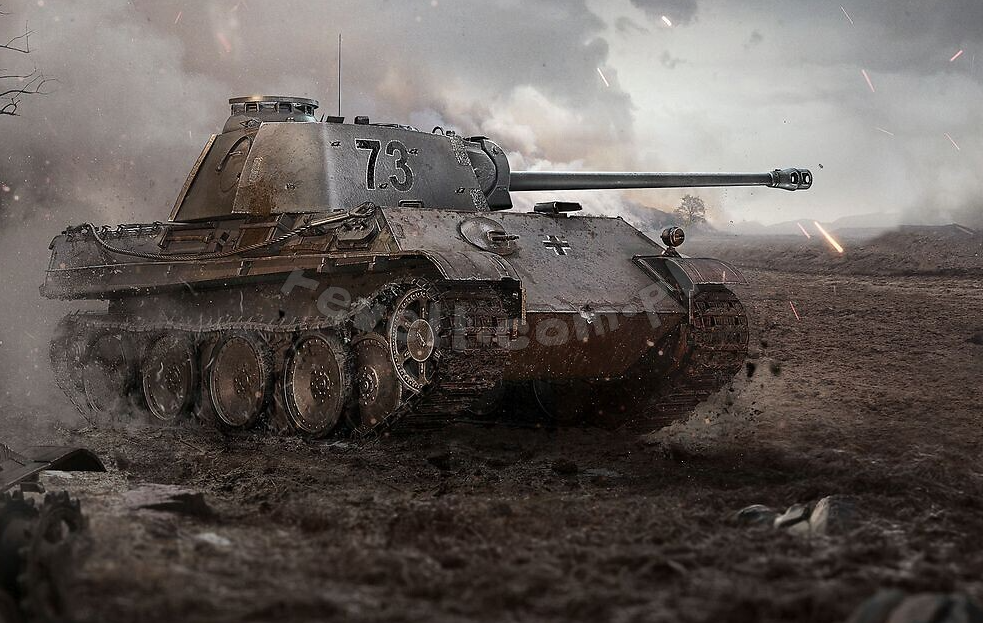 Revell 03509 Panther D &amp;quot;Easy Click&amp;quot; World of Tanks 1/72 – zdjęcie 3
