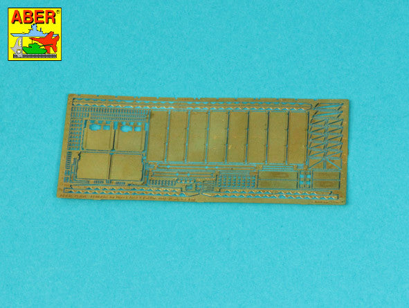 Aber 72A15 Fenders for Sd.Kfz.181, Pz.Kpfw. VI Ausf. E Tiger I 1/72