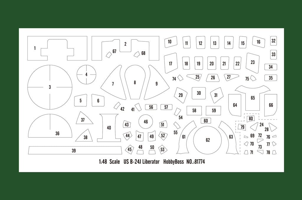 Hobby Boss 81774 Consolidated B-24J Liberator 1/48 – zdjęcie 6