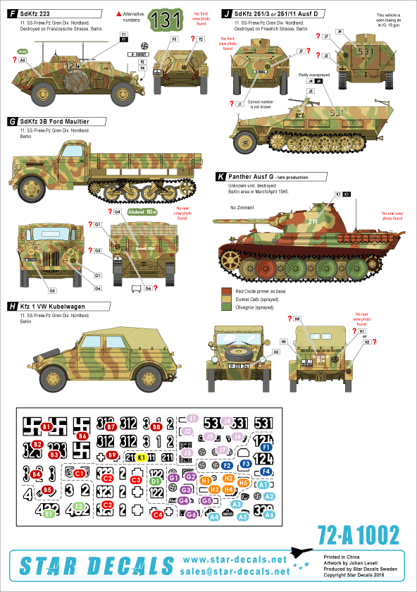 Star Decals 72-A1002 Battle for Berlin 45 #2 1/72 – image 2