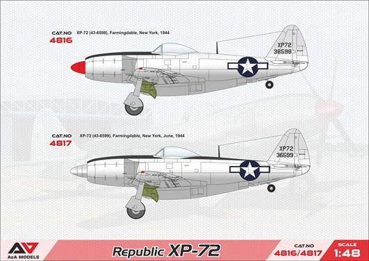 A&amp;amp;A Models 4817 Republic XP-72 1/48 – image 2