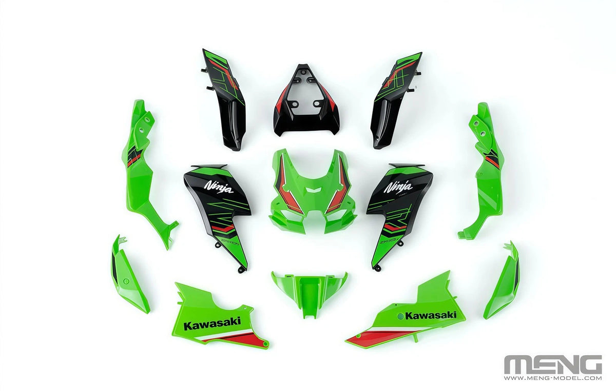 Meng MT-007T Kawasaki Ninja ZX-10T KRT Edition (Pre-Colored Edition) 1/9 – immagine 4