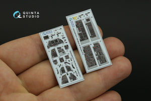 Quinta Studio QDS-48419 F-16D block 40 3D-Printed &amp;amp; coloured Interior on decal paper (Kinetic 2022 tool) (Small version) 1/48 – zdjęcie 3