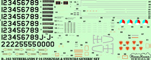 ModelMaker Decals D48165 Netherlands F-16 NTM 2018 1/48 – immagine 3
