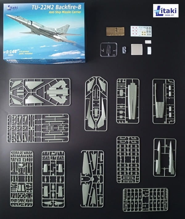 Litaki 144001 Tu-22M2 Backfire-B Anti-Ship Missile Carrier 1/144 – zdjęcie 2