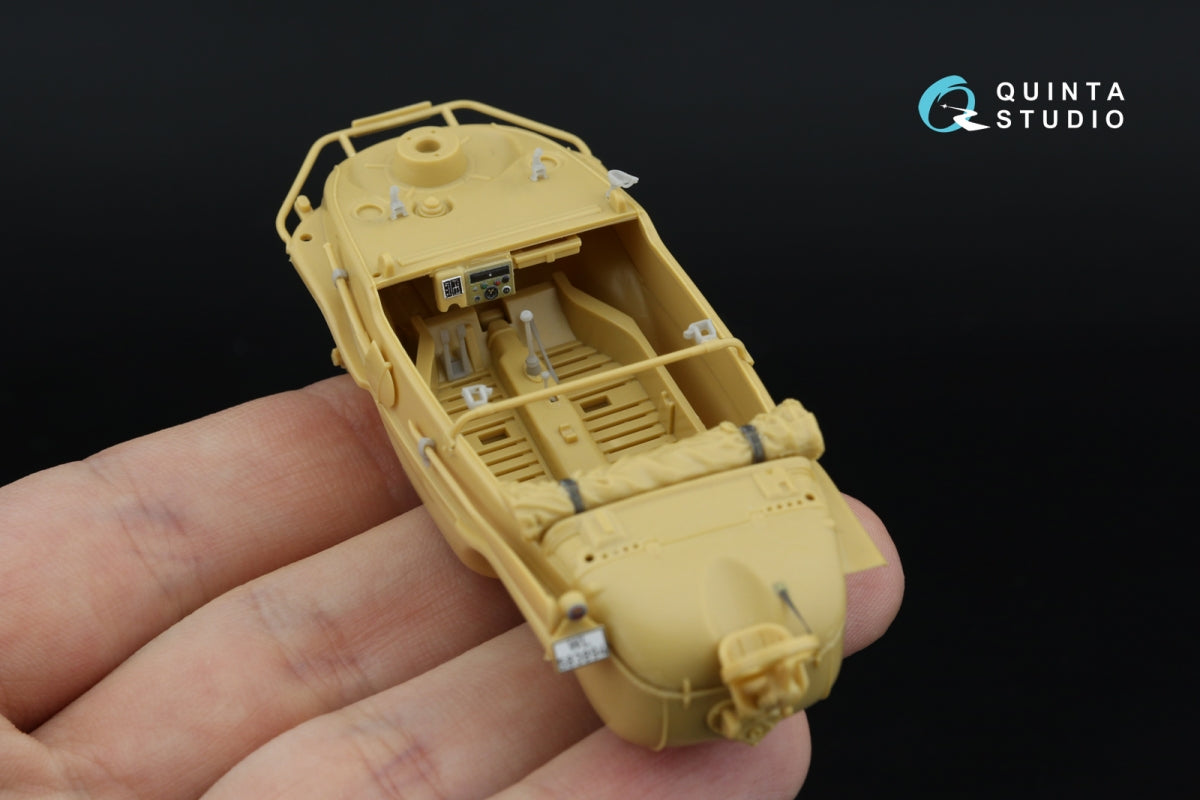 Quinta Studio QD+48553 Schwimmwagen type 166 3D-Printed &amp;amp; coloured Interior on decal paper (Tamiya) (with 3D-printed resin parts) 1/48 – zdjęcie 12