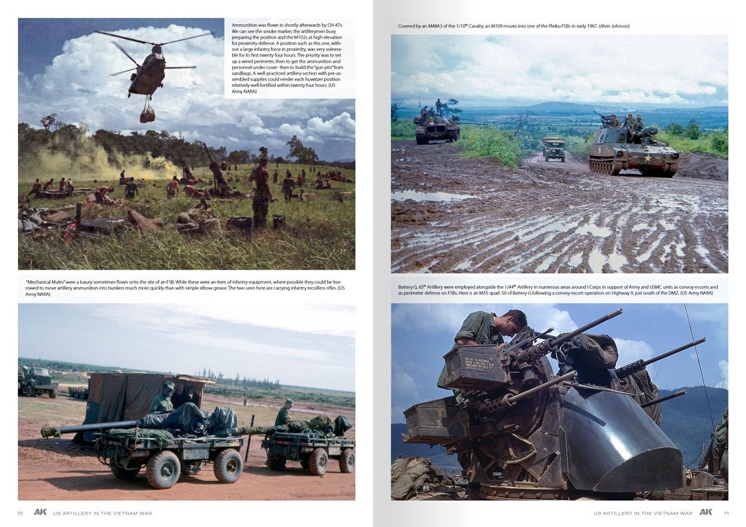 AK Interactive AK130007 AMERICAN ARTILLERY IN VIETNAM EN – zdjęcie 9