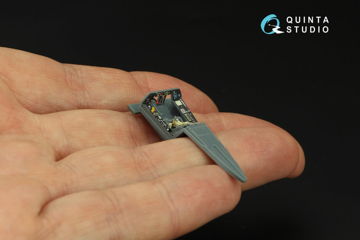 Quinta Studio QD72044 Fw 190A-5 3D-Printed &amp;amp; colored Interior on decal paper (Eduard) 1/72 – image 5