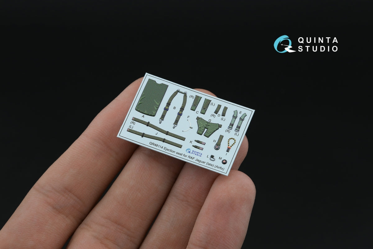 Quinta Studio QD48613 Jaguar Gr.1A 3D-Printed &amp;amp; coloured Interior on decal paper (Airfix) 1/48 – zdjęcie 5