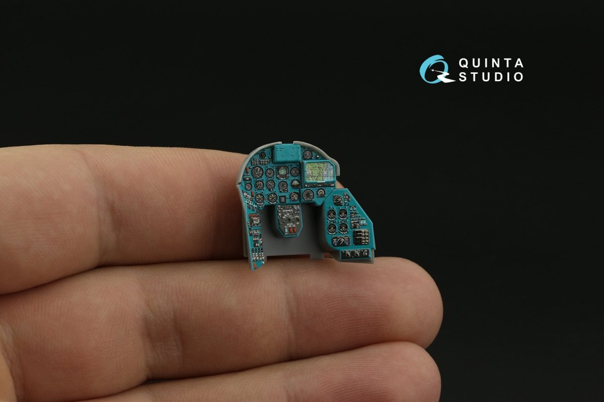 Quinta Studio QD48356 Mi-24D 3D-Printed &amp;amp; coloured Interior on decal paper (Trumpeter) 1/48 – zdjęcie 9