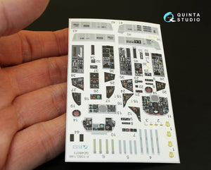 Quinta Studio QD48073 F-105G 3D-Printed &amp;amp; coloured Interior on decal paper (for HobbyBoss kit) 1/48 – zdjęcie 4
