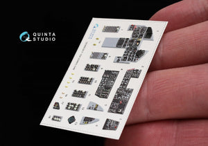 Quinta Studio QD48038 F-15A 3D-Printed &amp;amp; coloured Interior on decal paper (for GWH kit) 1/48 – zdjęcie 6