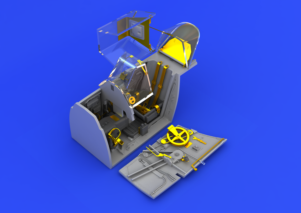 Eduard 632022 Bf 109G-6 cockpit 1/32 (Revel) – zdjęcie 3