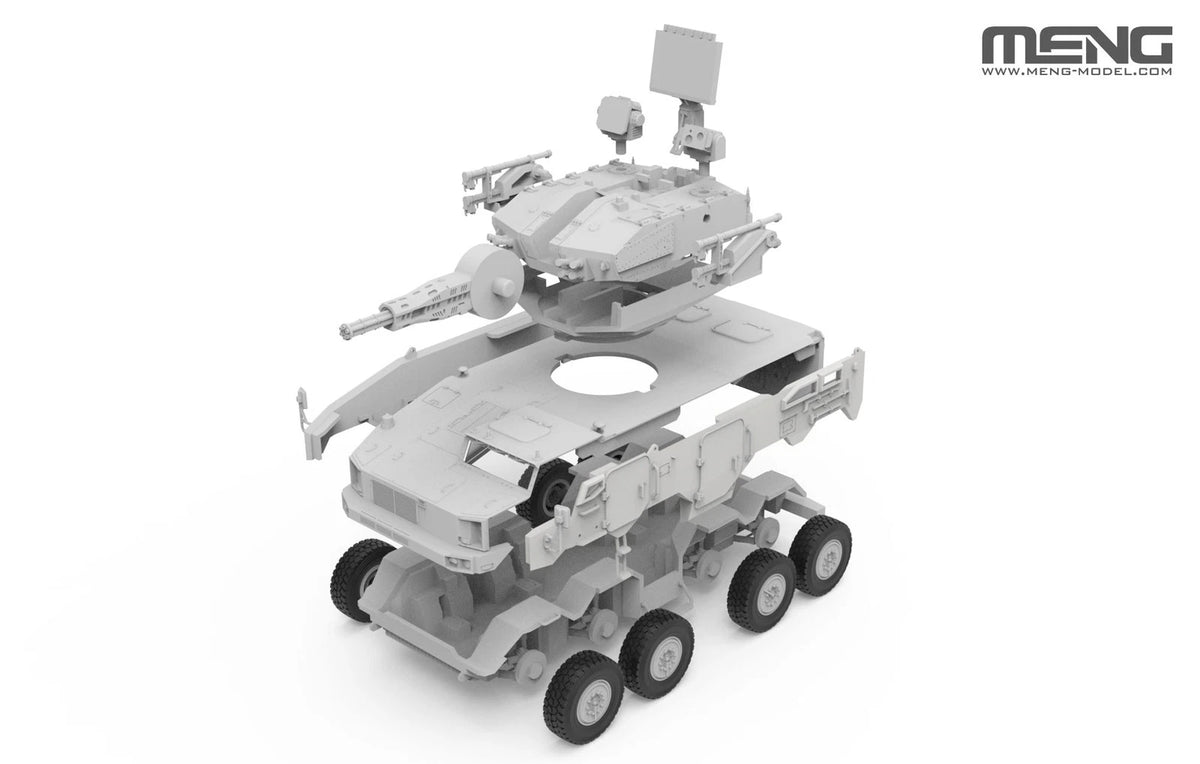 Meng 72-018 Chinese PLB625 AA Gun &amp;amp; Missile Integrated Weapon System 1/72 – imagen 3