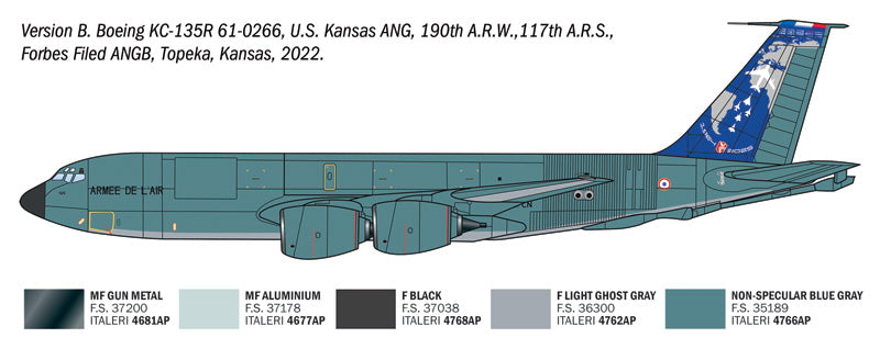 Italeri 91281 Boeing KC-135 R/FR Stratotanker 1/72 – imagen 10