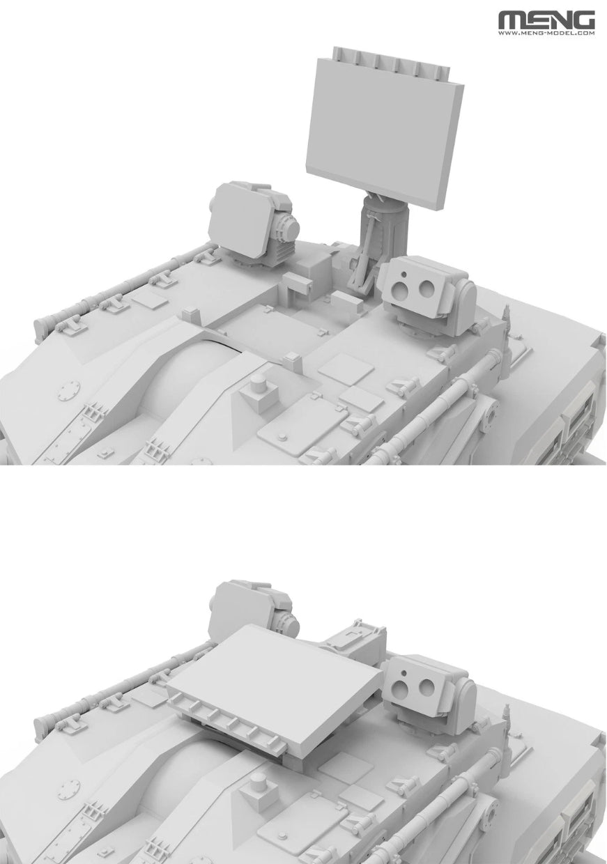 Meng 72-018 Chinese PLB625 AA Gun &amp;amp; Missile Integrated Weapon System 1/72 – imagen 6