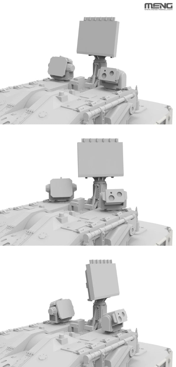 Meng 72-018 Chinese PLB625 AA Gun &amp;amp; Missile Integrated Weapon System 1/72 – imagen 8