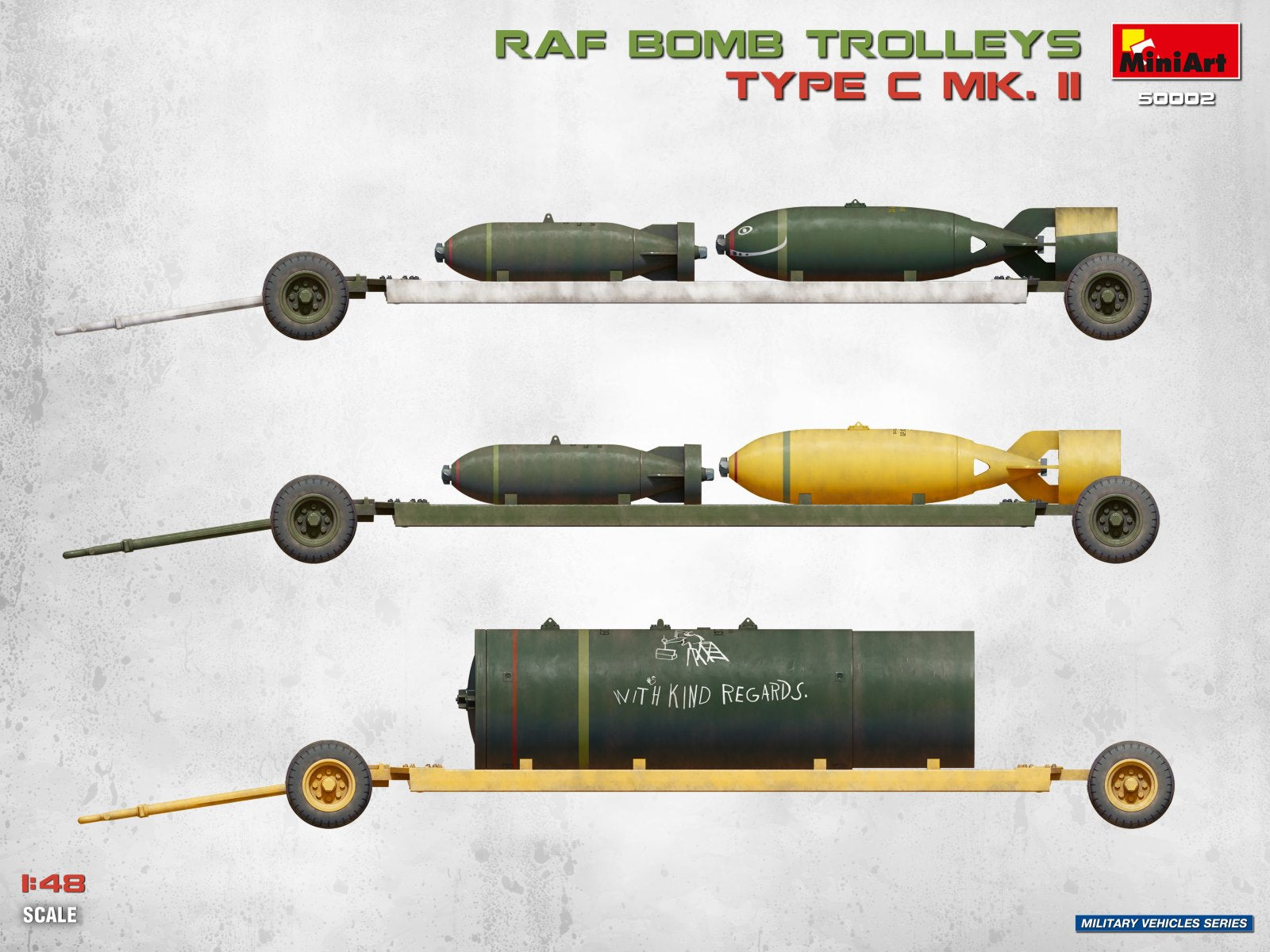 MiniArt 50002 RAF Bomb Trolleys Type C Mk. II 1/48 – zdjęcie 2