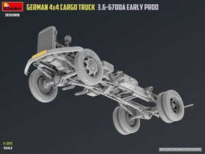 MiniArt 35199 German 3t 4x4 Cargo Truck 3.6-6700A 1/35 – zdjęcie 3