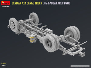 MiniArt 35199 German 3t 4x4 Cargo Truck 3.6-6700A 1/35 – zdjęcie 4