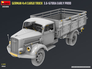MiniArt 35199 German 3t 4x4 Cargo Truck 3.6-6700A 1/35 – zdjęcie 13
