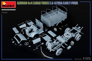 MiniArt 35199 German 3t 4x4 Cargo Truck 3.6-6700A 1/35 – zdjęcie 30