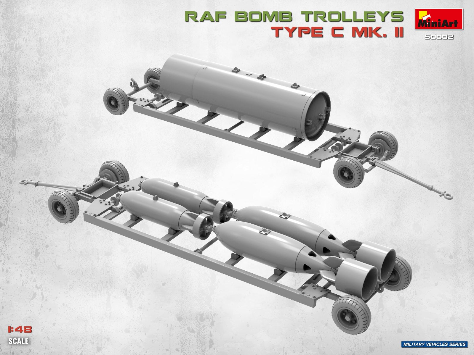 MiniArt 50002 RAF Bomb Trolleys Type C Mk. II 1/48 – zdjęcie 4