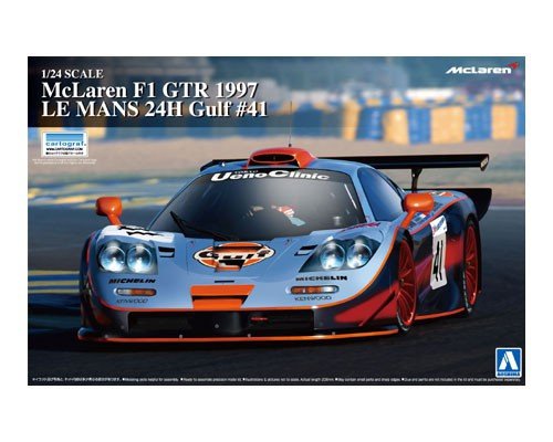 Aoshima 00752 McLaren F1 GTR 1997 LEMANS-24H Gulf #41 (Overseas Edition) 1/24