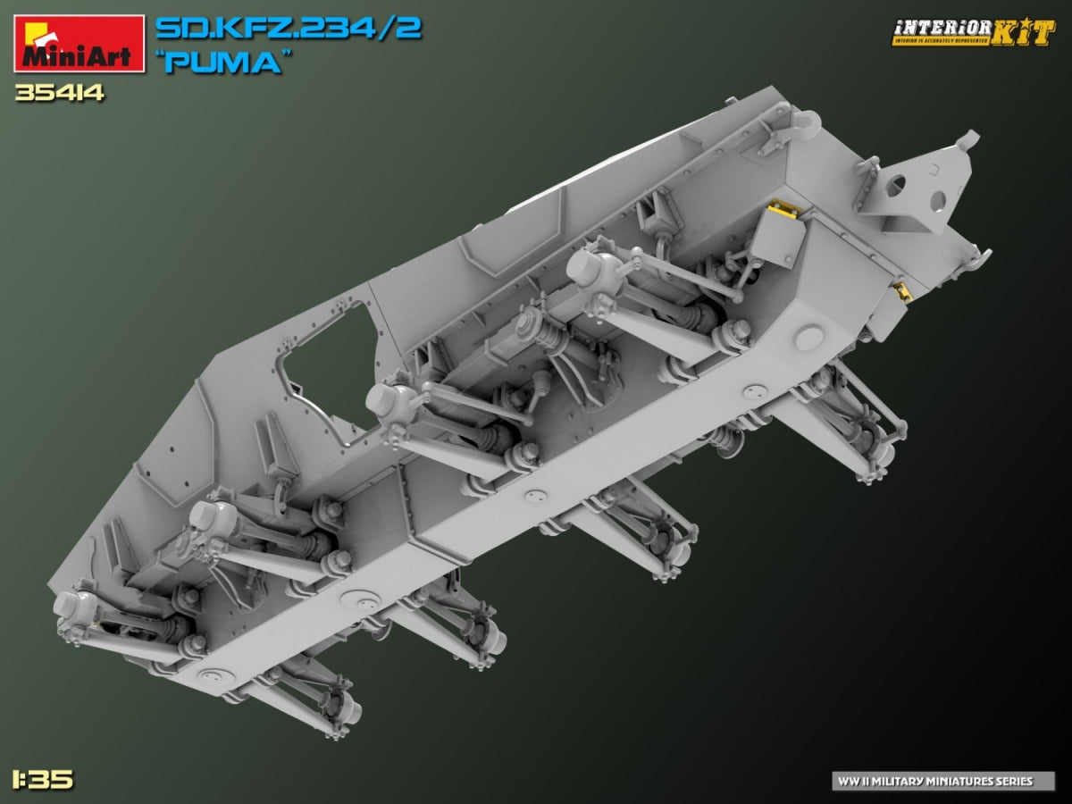 MiniArt 35414 Sd.Kfz. 234/2 PUMA. INTERIOR KIT 1/35 – zdjęcie 21