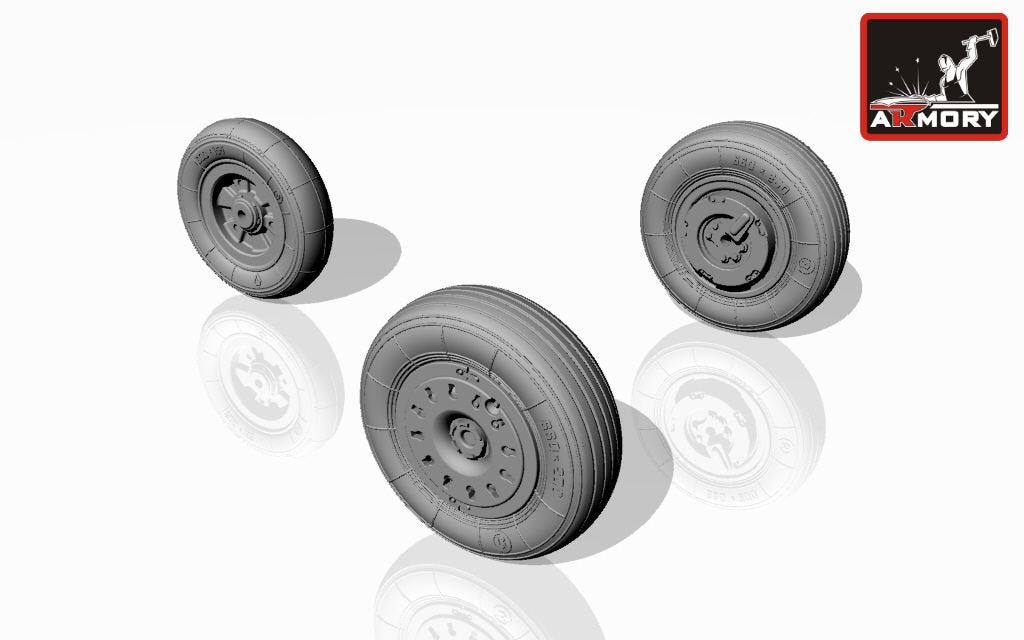 Armory Models AW72022 Yakovlev Yak-38 Forger wheels 1/72 – Bild 2