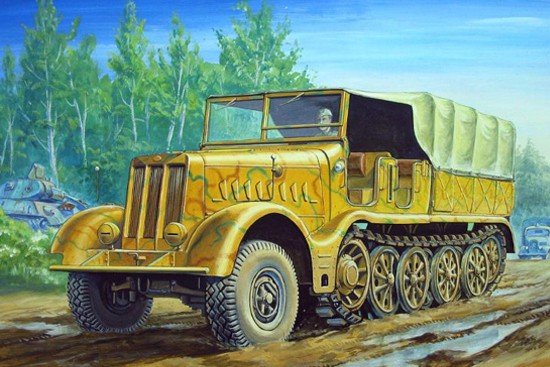 Trumpeter 07203 German Sd.Kfz.9 18 ton Heavy Halftrack Early Type 1/72 – image 2