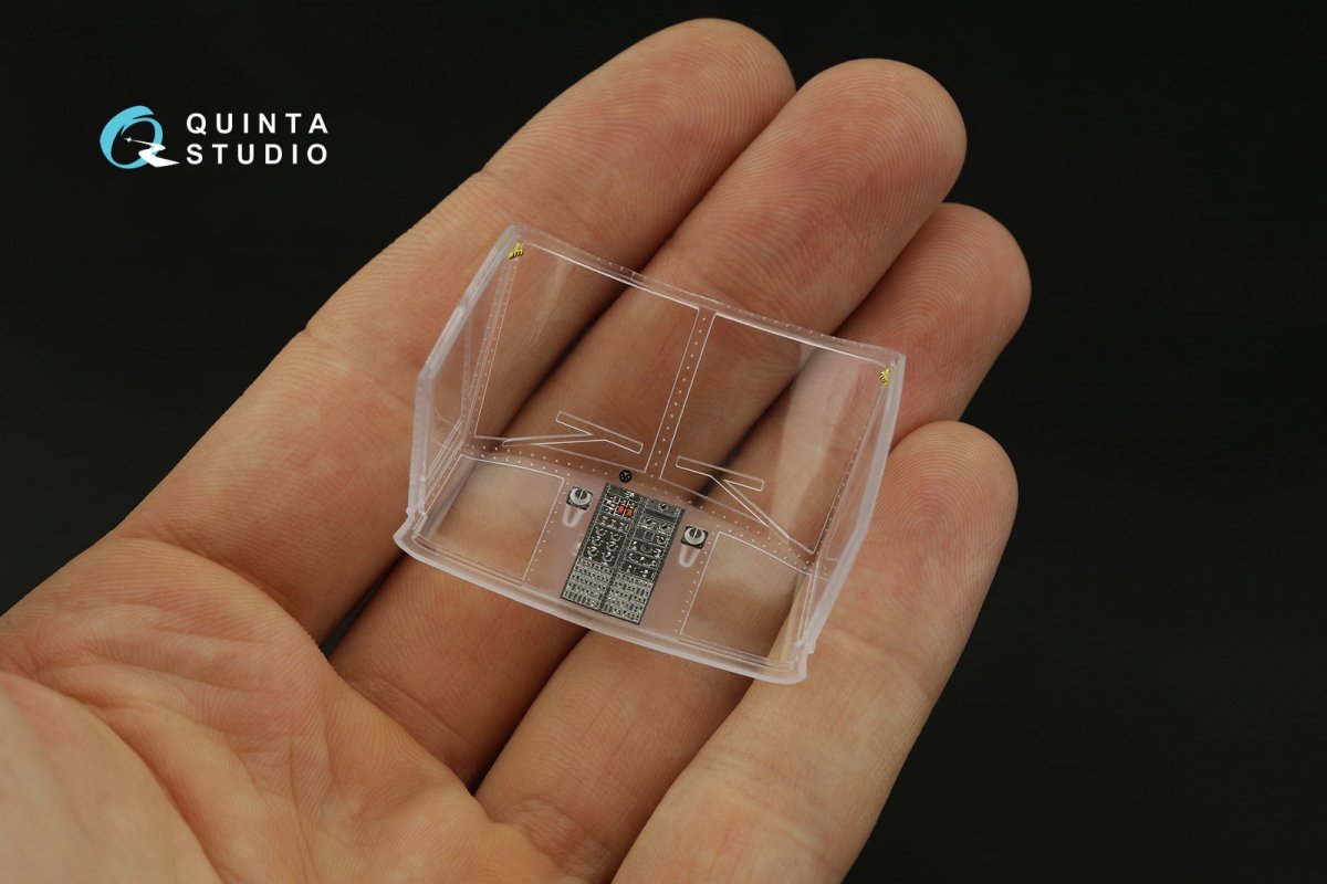 Quinta Studio QDS-48286 UH-1C 3D-Printed &amp;amp; coloured Interior on decal paper (HobbyBoss)(Small version) 1/48 – zdjęcie 5
