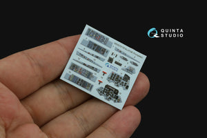 Quinta Studio QD+72180 Su-33 3D-Printed &amp;amp; coloured Interior on decal paper (Trumpeter) (with 3D-printed resin part) 1/72 – zdjęcie 6