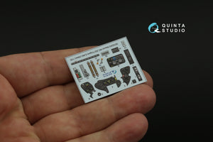 Quinta Studio QD32202 Macchi MC.202 Folgore Late 3D-Printed &amp;amp; coloured Interior on decal paper (Italeri) 1/32 – zdjęcie 13