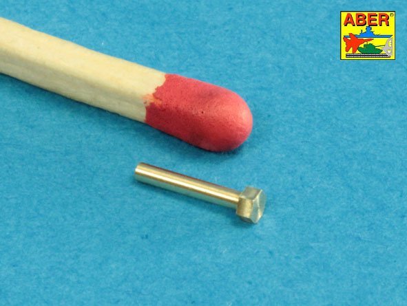 Aber 16110 Turned imitation of Hexagonal bolts &amp;amp;amp;amp;amp;amp; nuts 1,6 x 4,0 mm x 15 pcs. And 1,6mm nuts x 10 pcs. 1/16 – immagine 7