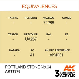 AK Interactive AK11378 Portland Stone No.64 17ml – immagine 3
