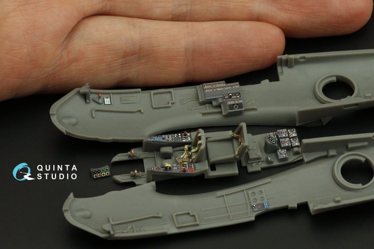 Quinta Studio QD72141 Me 410 3D-Printed coloured Interior on decal paper (Airfix) 1/72 – zdjęcie 10