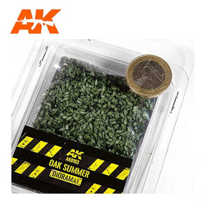 AK Interactive AK8163 OAK SUMMER LEAVES 75MM / 90MM 1/32 1/35 – immagine 2