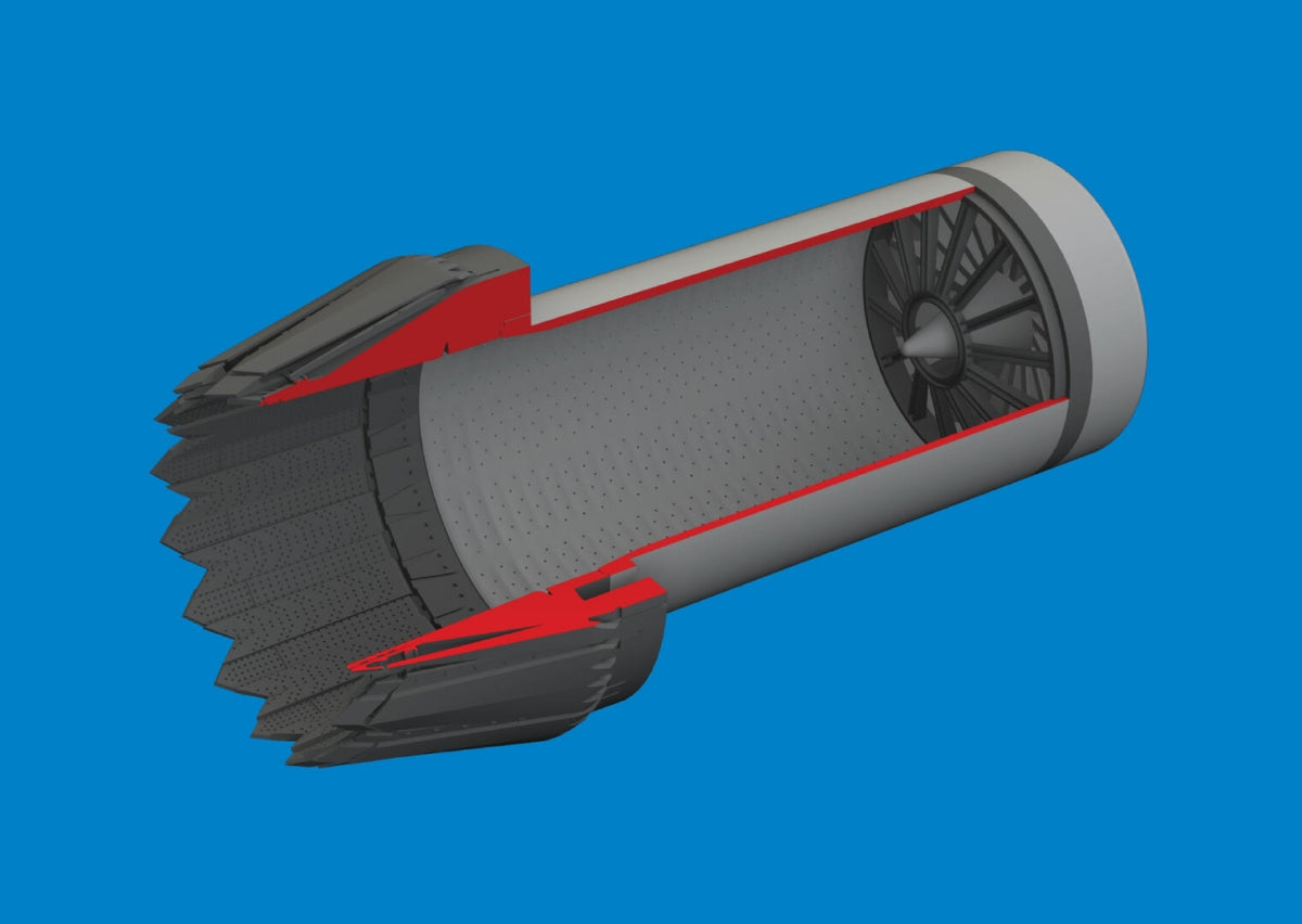 Eduard 6481087 F-35C exhaust nozzle PRINT TAMIYA 1/48 – image 4