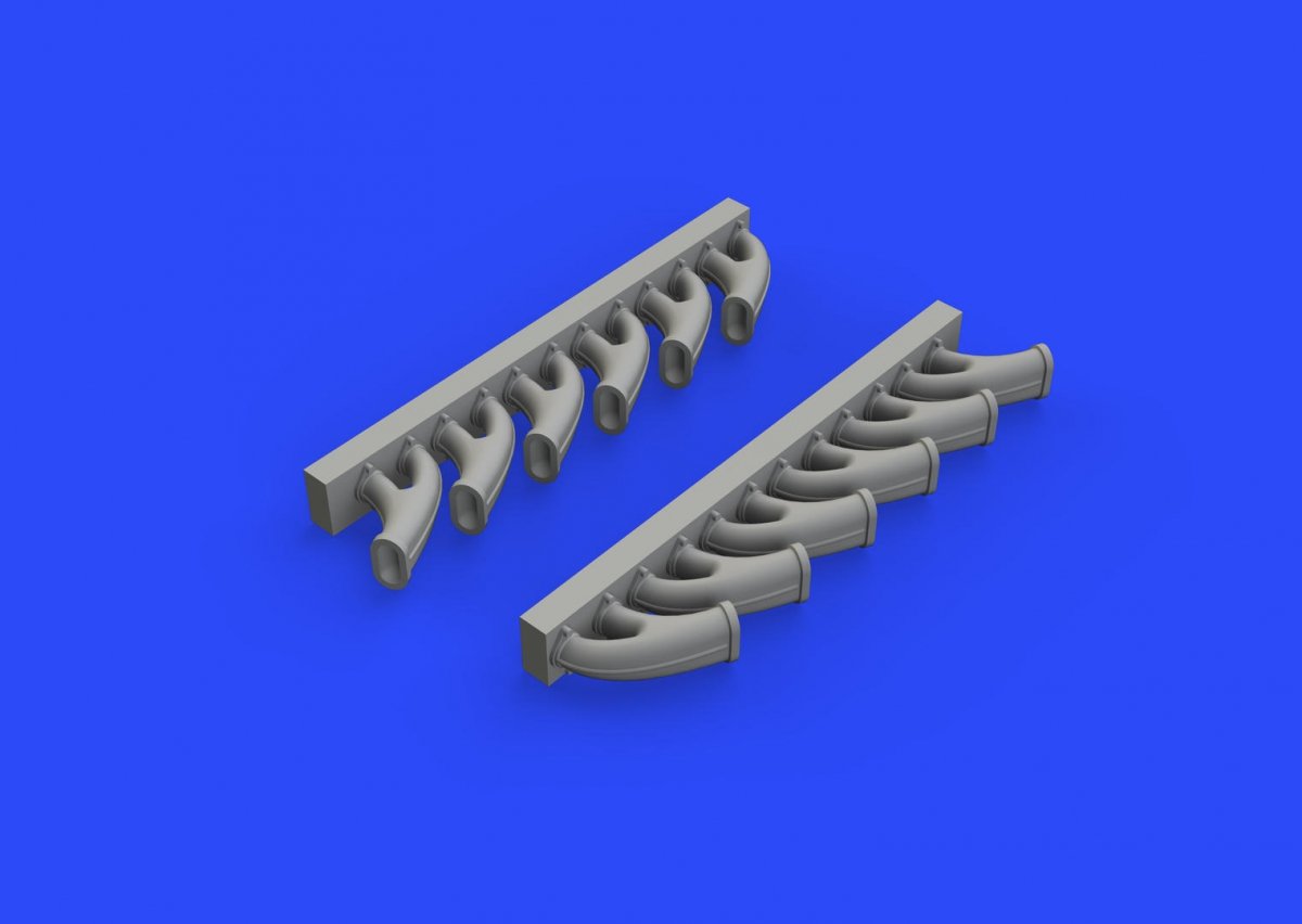 Eduard 648418 Tempest Mk. V exhaust stacks 1/48 EDUARD – zdjęcie 2