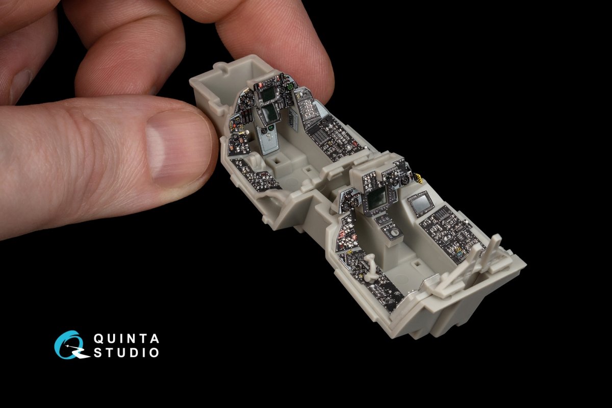 Quinta Studio QD48231 F-14A Late 3D-Printed &amp;amp; coloured Interior on decal paper (for Tamiya kit) 1/48 – zdjęcie 4