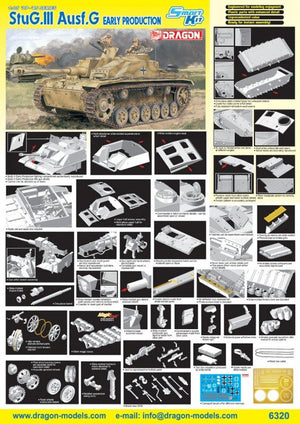 Dragon 6320 StuG. III Ausf. G Early Production 1/35 – zdjęcie 2