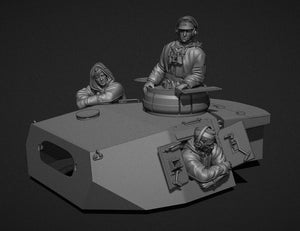 Panzer Art FI35-100 German Winter turret crew (PzIII &amp;amp; PzIV tanks) 1/35 – image 2
