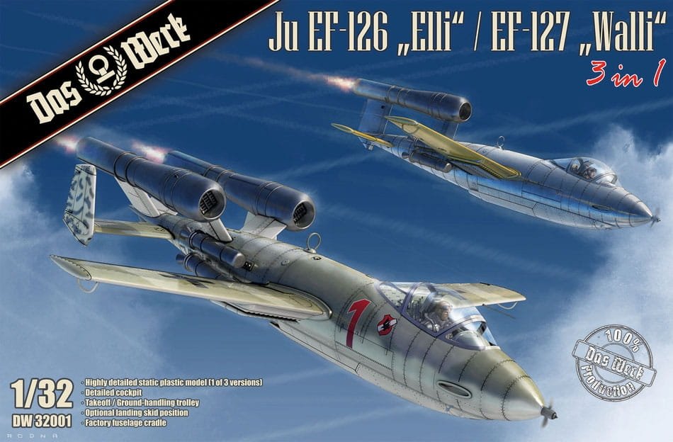 Das Werk DW32001 Junkers Ju EF-126 Elli / EF-127 Walli 1/32
