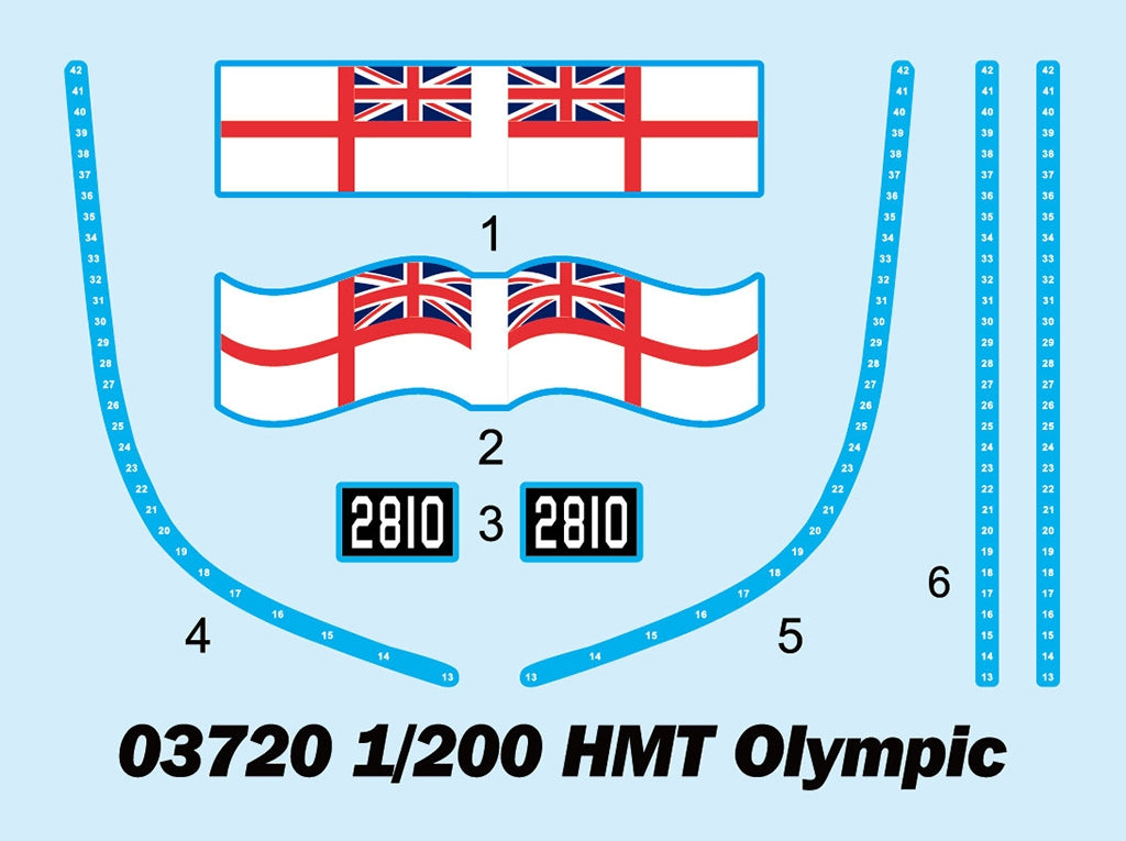 Trumpeter 03720 Olympic 1/200 – image 4
