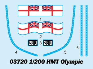 Trumpeter 03720 Olympic 1/200 – image 4