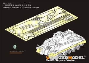 Voyager Model PE351050 WWII UK Sherman VC Firefly Track Covers For R.F.M 5038 1/35
